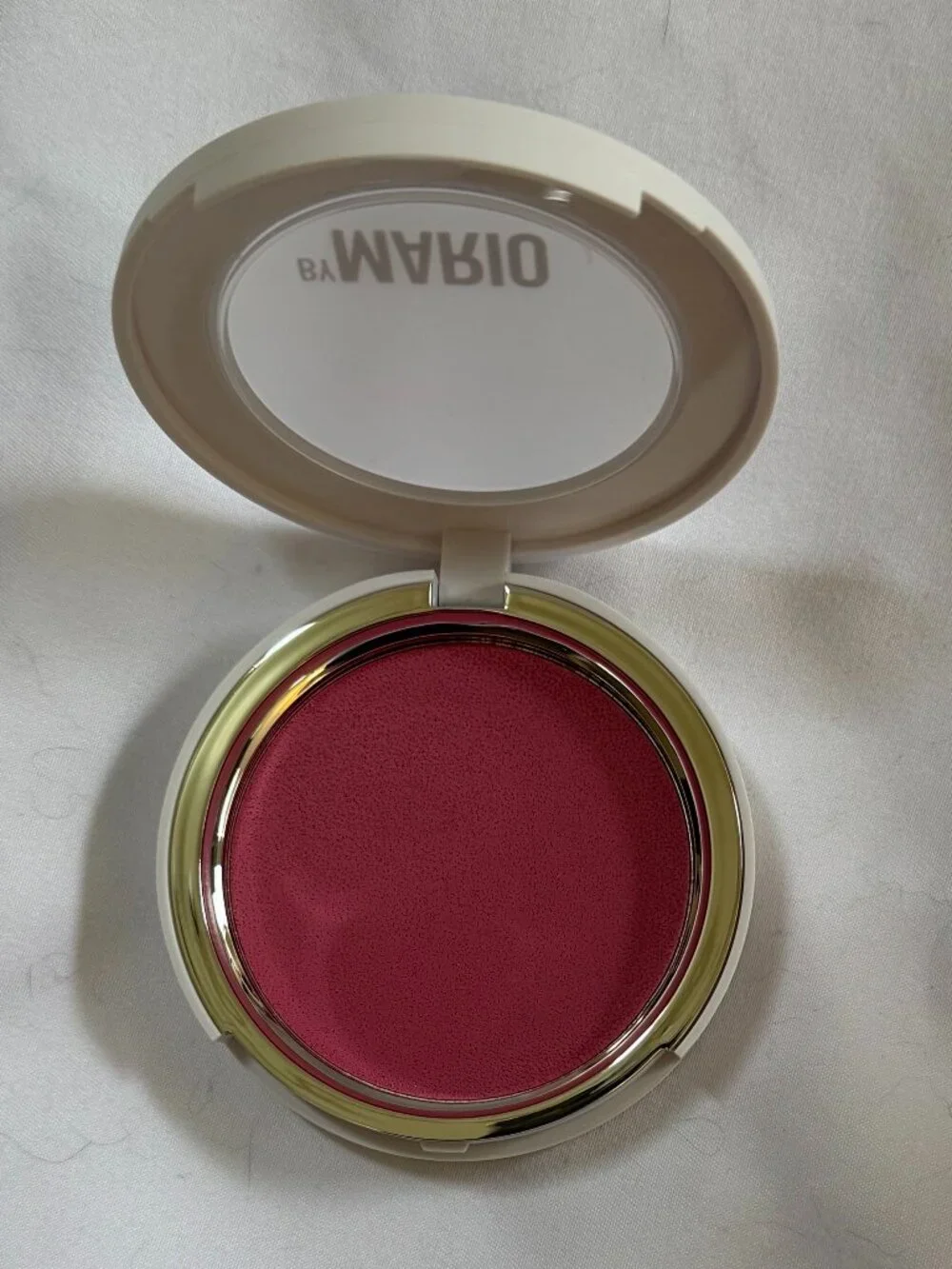 by Mario Soft Pop Plumping Blush Veil, Cream Blush, Perfect Pink
